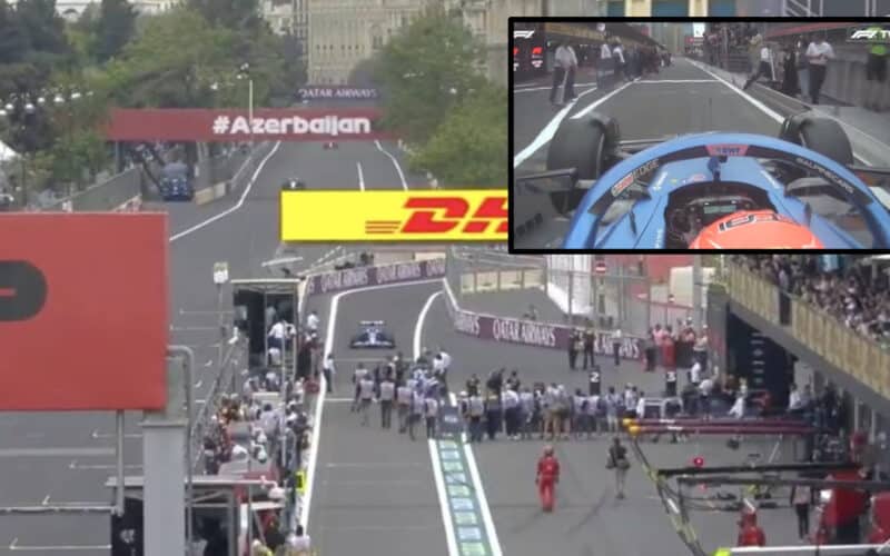 - VÍDEO: Esteban Ocon quase colide com fotógrafos no incidente do pitlane de Baku