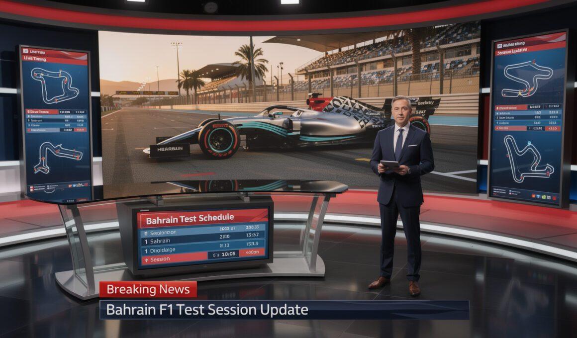 sky sports f1 has announced an updated broadcast schedule for the bahrain test, providing fans with the latest coverage details and timings.