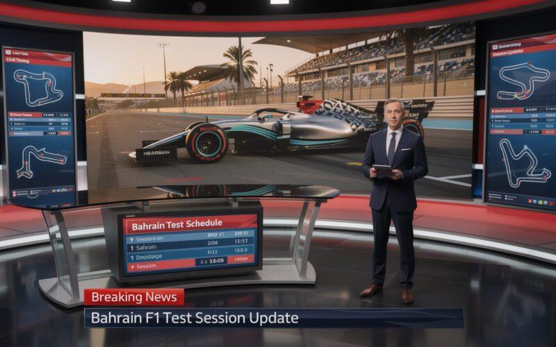 sky sports f1 has announced an updated broadcast schedule for the bahrain test, providing fans with the latest coverage details and timings.