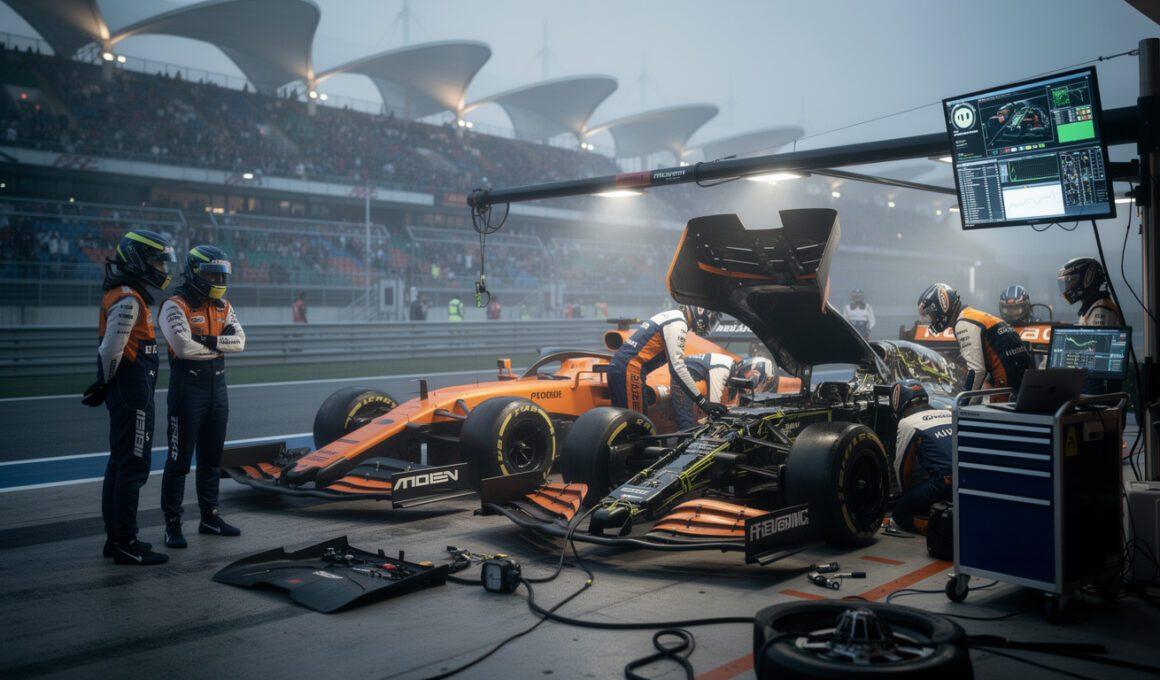 discover why mclaren drivers faced a double did not start (dns) at the chinese grand prix, revealing crucial factors behind this unexpected development.
