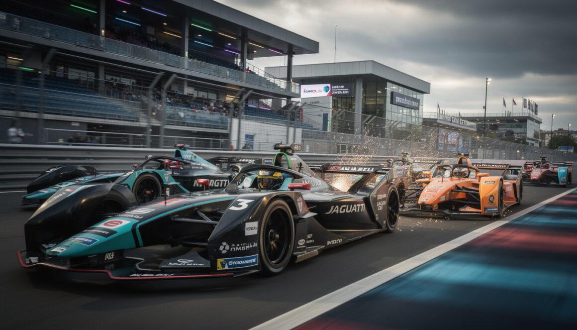 experience the thrill of the london showdown, where nine top drivers fiercely compete for the formula e championship in an electrifying race to the finish.